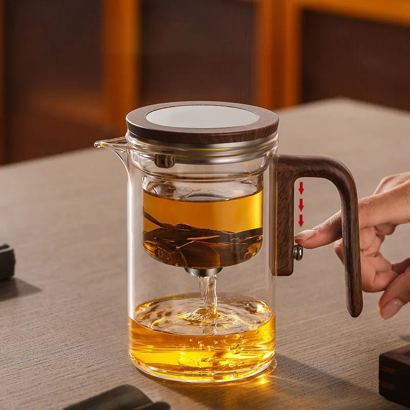 Durable Glass Teapot With Infuser For Tea Brewing 11588921131276-1