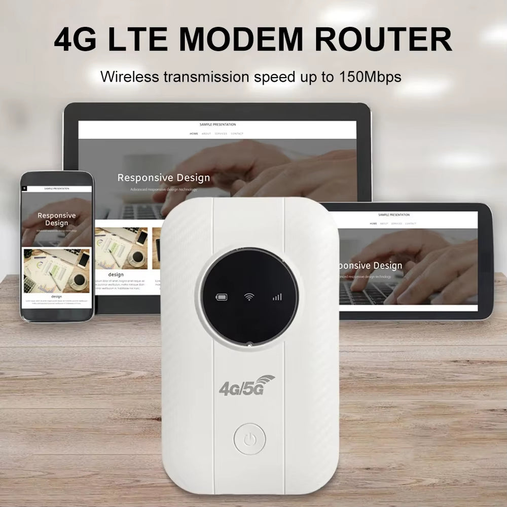 Portable High-Speed 5G Global Mobile Wifi Hotspot For All Devices