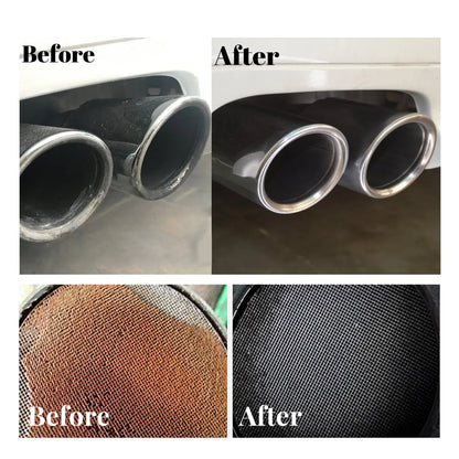 Catalytic Converter Cleaner - Instant Car Exhaust Cleaner Dust Stain Remover Pack 3