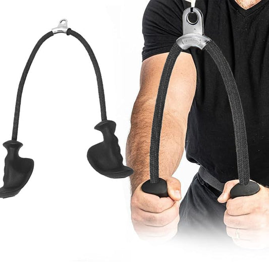 Ergonomic Handle Triceps Training Cord 9827327148334-1