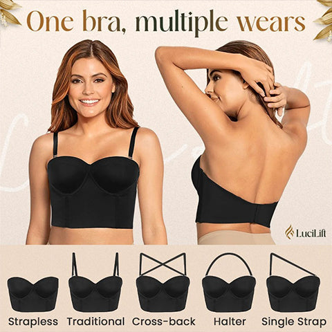 Perfect Silhouette Low Back Strapless Bra 14981444141382-1