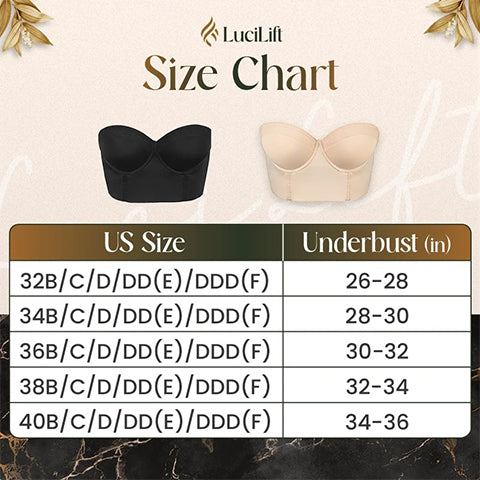 Perfect Silhouette Low Back Strapless Bra 14981444141382-1