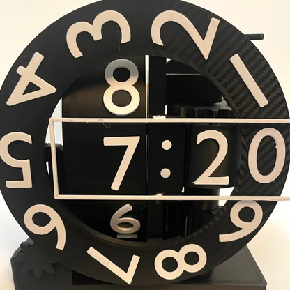 Artistic Flip Clock with Modern Design for Contemporary Spaces 15101086007622-1