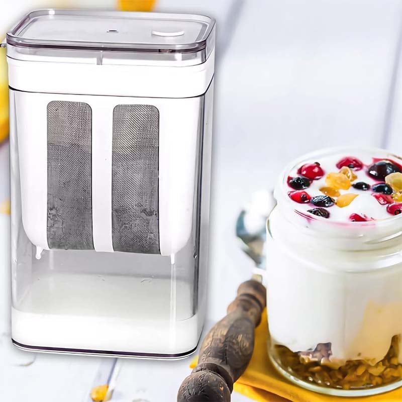 Reusable Greek Yogurt Strainer Container For Homemade Thick Cream 9655994974489-1