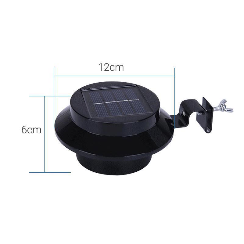 Solar Powered Gutter Lights With Automatic Sensor And Waterproof Design 6851966959716-1