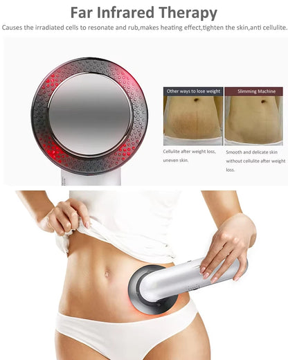 3-in-1 Ultrasonic EMS Fat Burner Face &amp; Body Massager