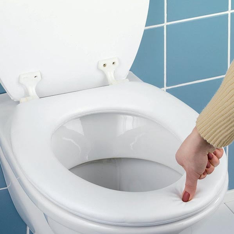 Soft Foam Toilet Seat Cushion With Silent Close Comfortable Design 6849871151204-1