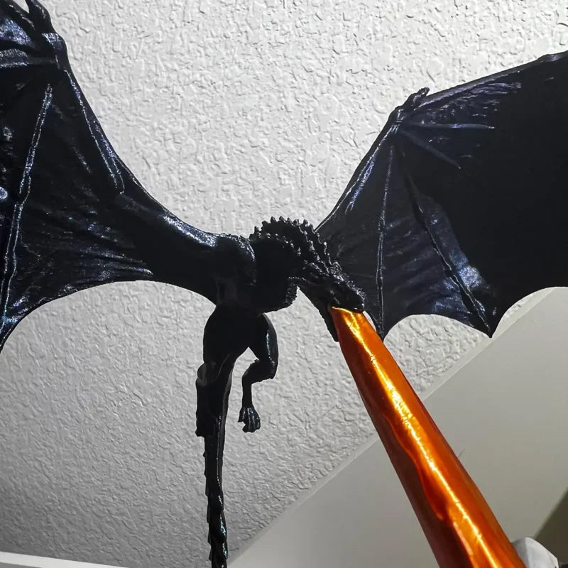 Dragon Flame Book Nook Fantasy Miniature Library Decoration With Mysterious Aura 7854149992548-1