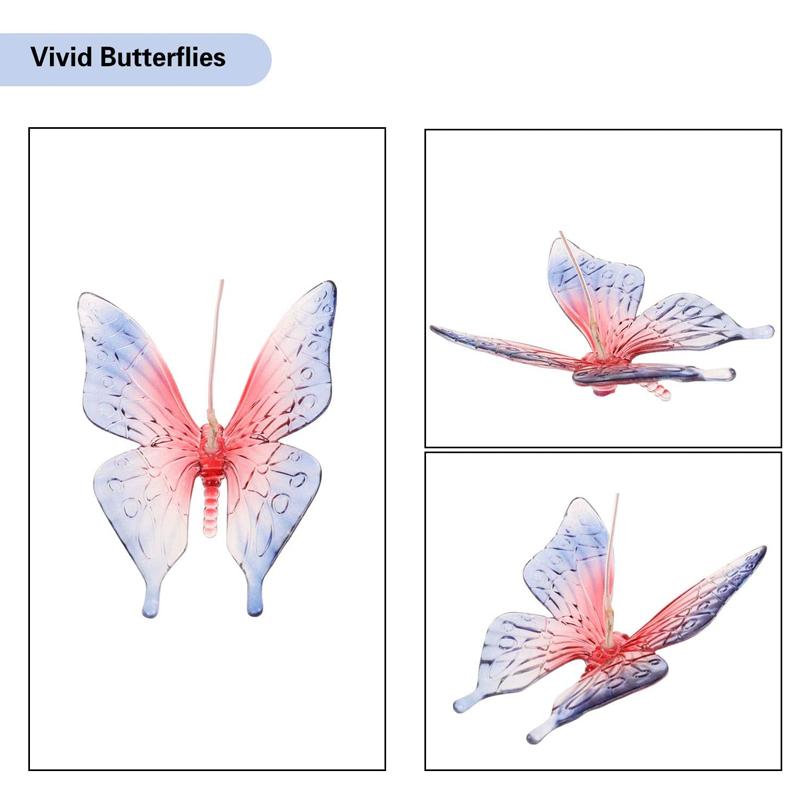 Solar Powered Butterfly Garden Lights For Outdoor Yard Night Decoration 6851423862884-1