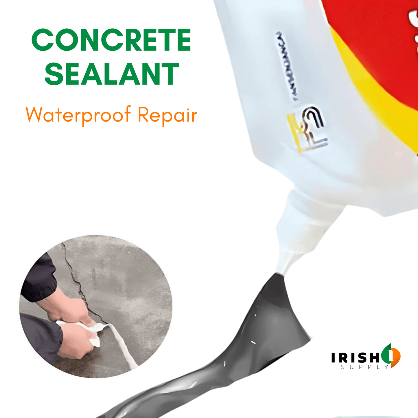 Concrete Crack Filler, Crack Repair Sealant (200G) 9017402196314-1
