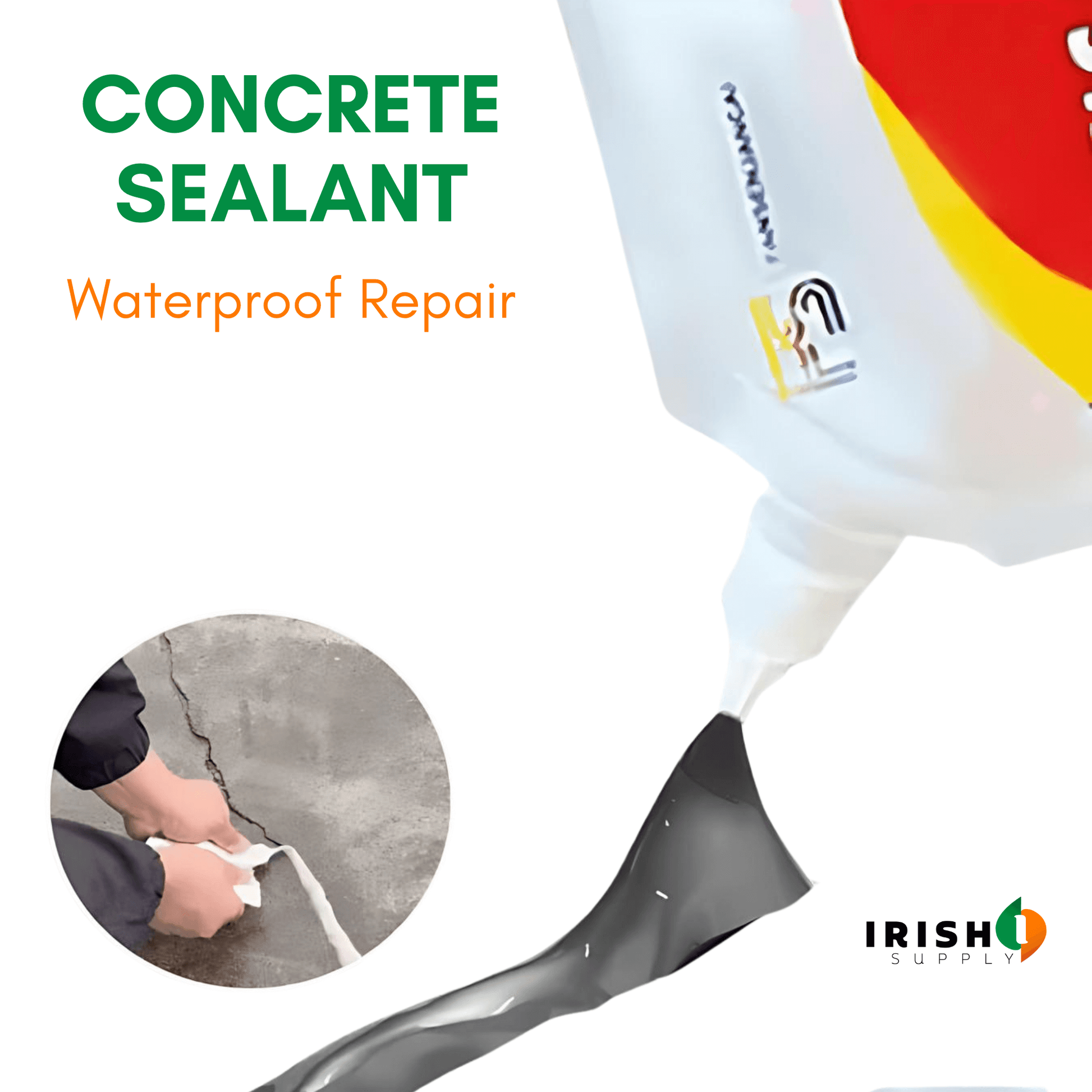 Concrete Crack Filler, Crack Repair Sealant (200G) 9017402196314-1