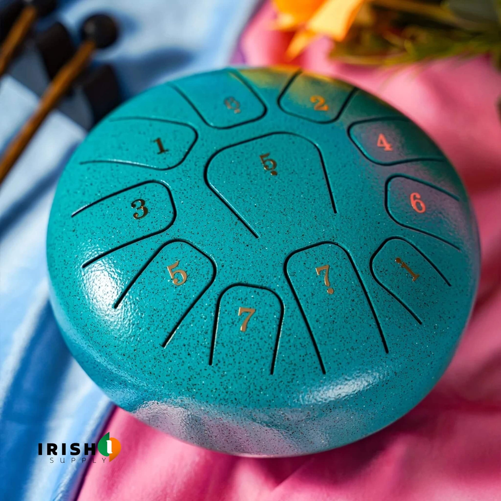8-Tone Steel Tongue Drum for Meditation, Yoga & Relaxation 9848669110618-1