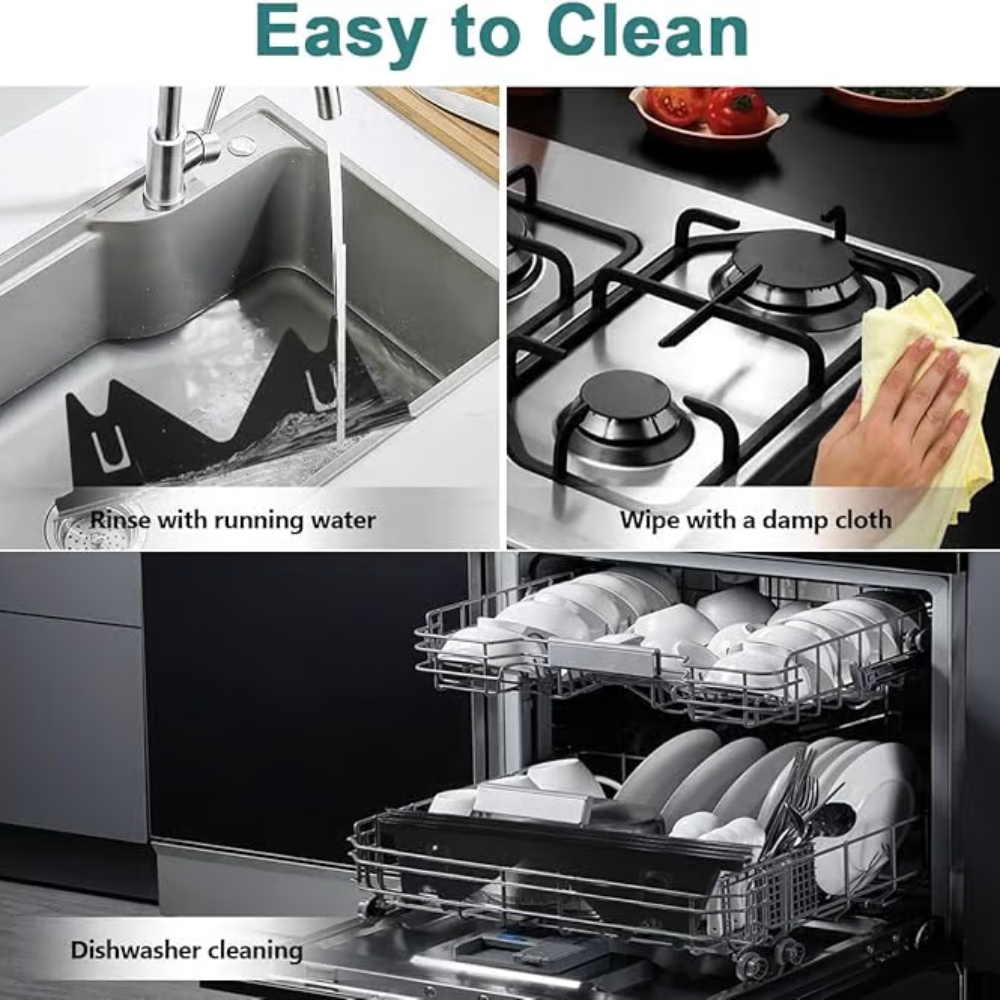Keep Your Kitchen Clean With The Adjustable Stainless Steel Stove Gap Covers 14989175947590-1
