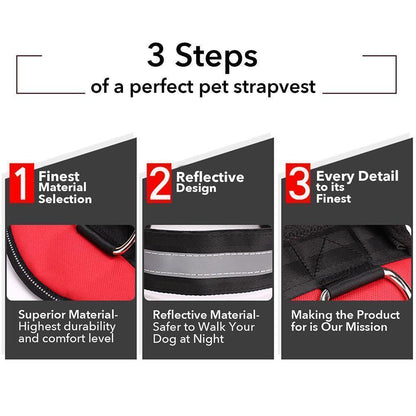 Reflective All-In-One No Pull Dog Harness 6851984130148-1