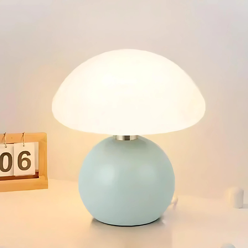 Elegant Small Table Lamp Made Of Cream-Colored Ceramic 9961768223053-1