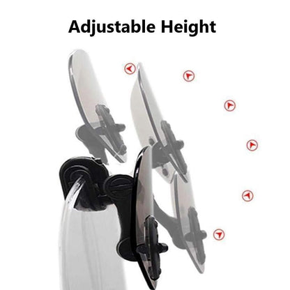 Universal Motorcycle Windshield Extension Deflector For Wind Protection And Riding Comfort 6850493775972-1