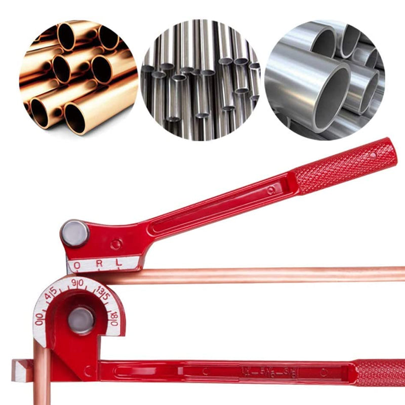 Three Slot Tubing Bender Manual Pipe Bending Tool For Copper Aluminum 6849886519396-1