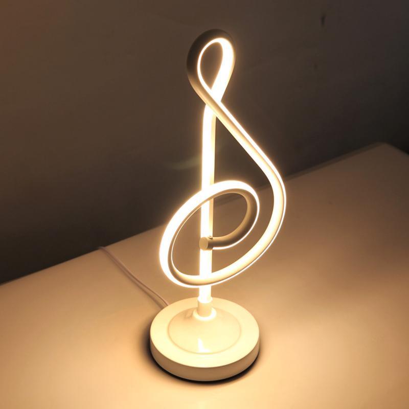 Elegant Musical Note LED Lamp For Bedroom Living Room Decoration 6852035051620-1