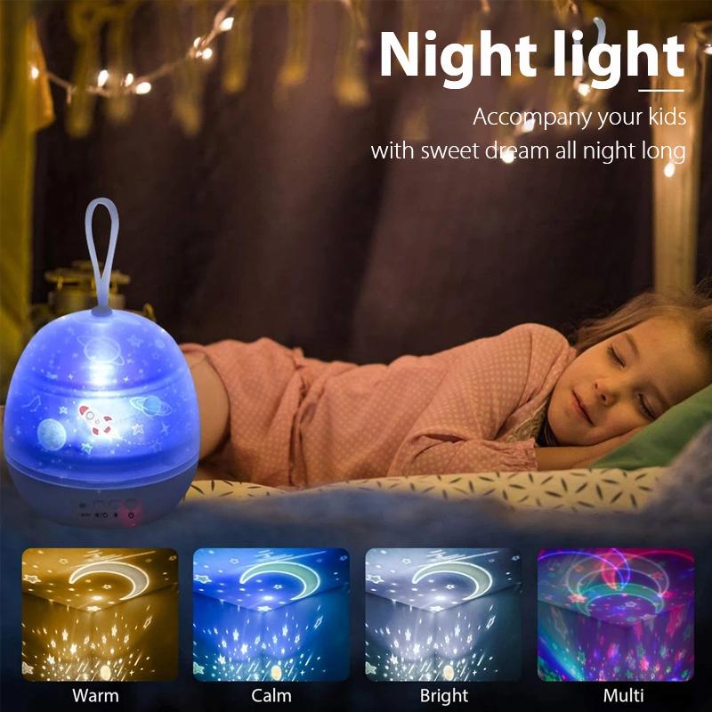 Star Projector Night Light With 6 Films And Music Function 6999860281444-1
