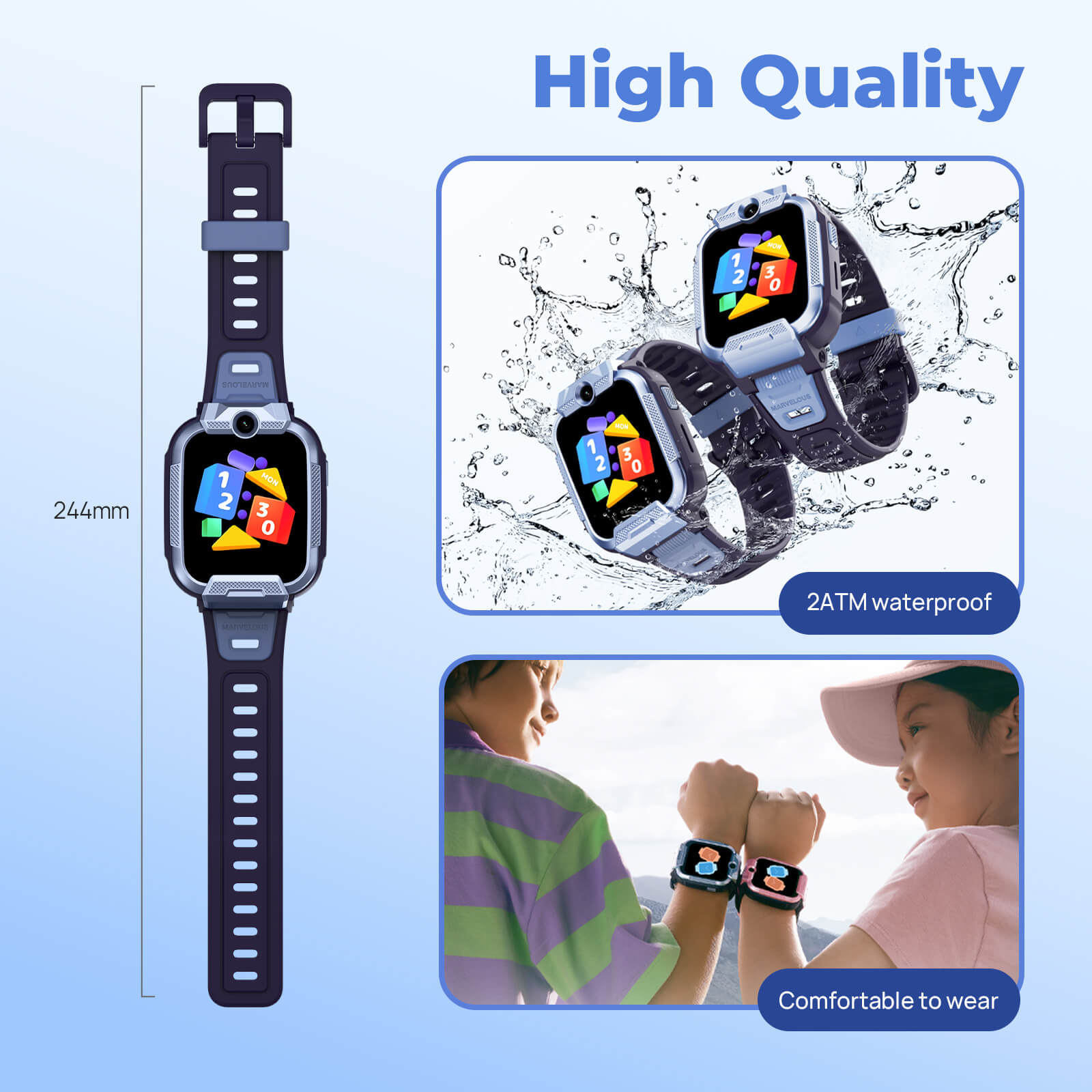 Kids Z5 Smartwatch – Smart Learning Watch with Camera and Games 7922055970996-1