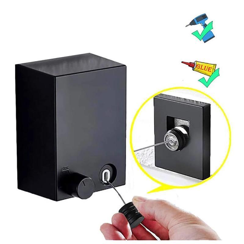 Space Saving Retractable Clothesline For Indoor Outdoor Laundry Drying 6852052090980-1