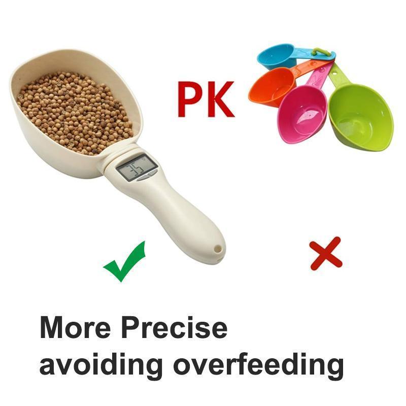 Digital Pet Food Measuring Scoop Feed Spoon 6851486974052-1