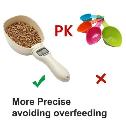 Digital Pet Food Measuring Scoop Feed Spoon 6851486974052-1