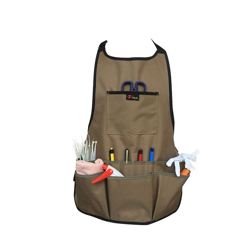 Durable Apron With Multiple Pockets For Woodworking Craft Tool Storage 6851393224804-1