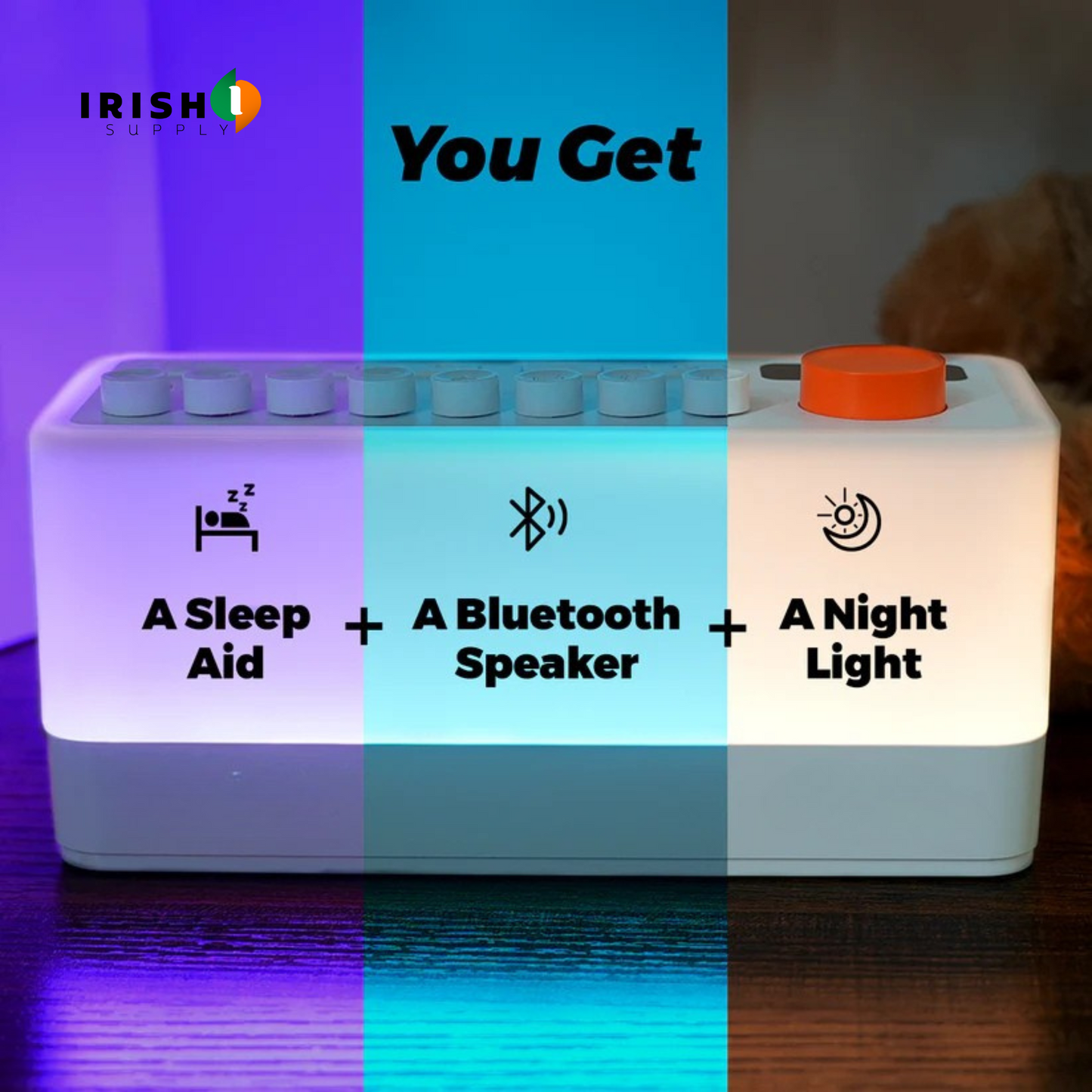 Serenifi Smart Sleep Aid Speaker With Rgb Night Light 10070788997466-1