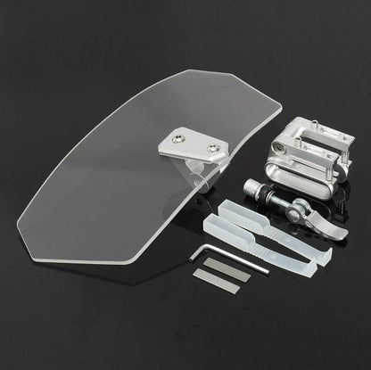 Universal Motorcycle Windshield Extension Deflector For Wind Protection And Riding Comfort 6850493775972-1