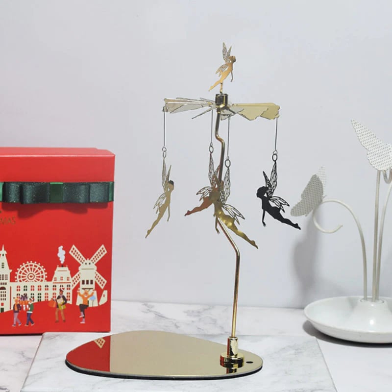 Romantic Thermal Rotating Candle Holder Stainless Steel Home Decoration 9539189113134-1