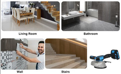 Electric Tile Laying Vibrating Suction Leveling Tool With Adjustable Speed 9557971599662-1