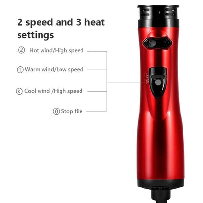 3-In-1 Hot Air Styler And Rotating Hair Dryer For Dry Hair, Curl Hair, Straighten Hair 8525637026094-1
