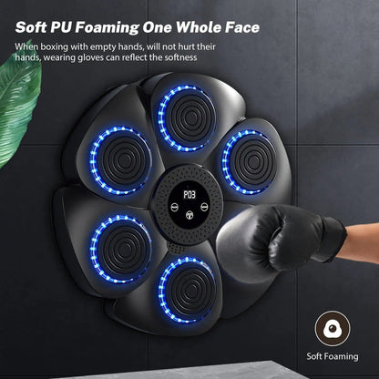 Music Boxing Pad with Targeting Features – Ultimate Punch Machine for Boxing Fitness