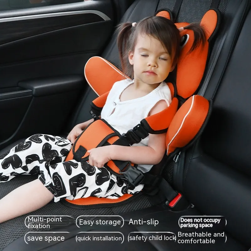 Portable Children's Car Seat - Adjustable Stroller 6 Months To 12 Years Old Breathable Chairs
