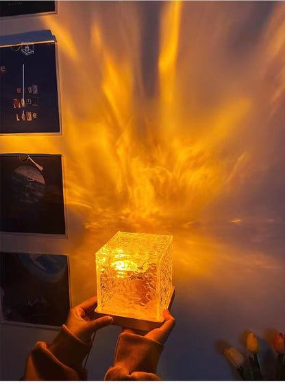 Relaxing Water Wave Projection Lamp For Bedroom Night Ambience 8736381075737-1