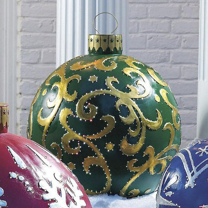Outdoor Christmas PVC inflatable Decorated Ball 8652990284057-1