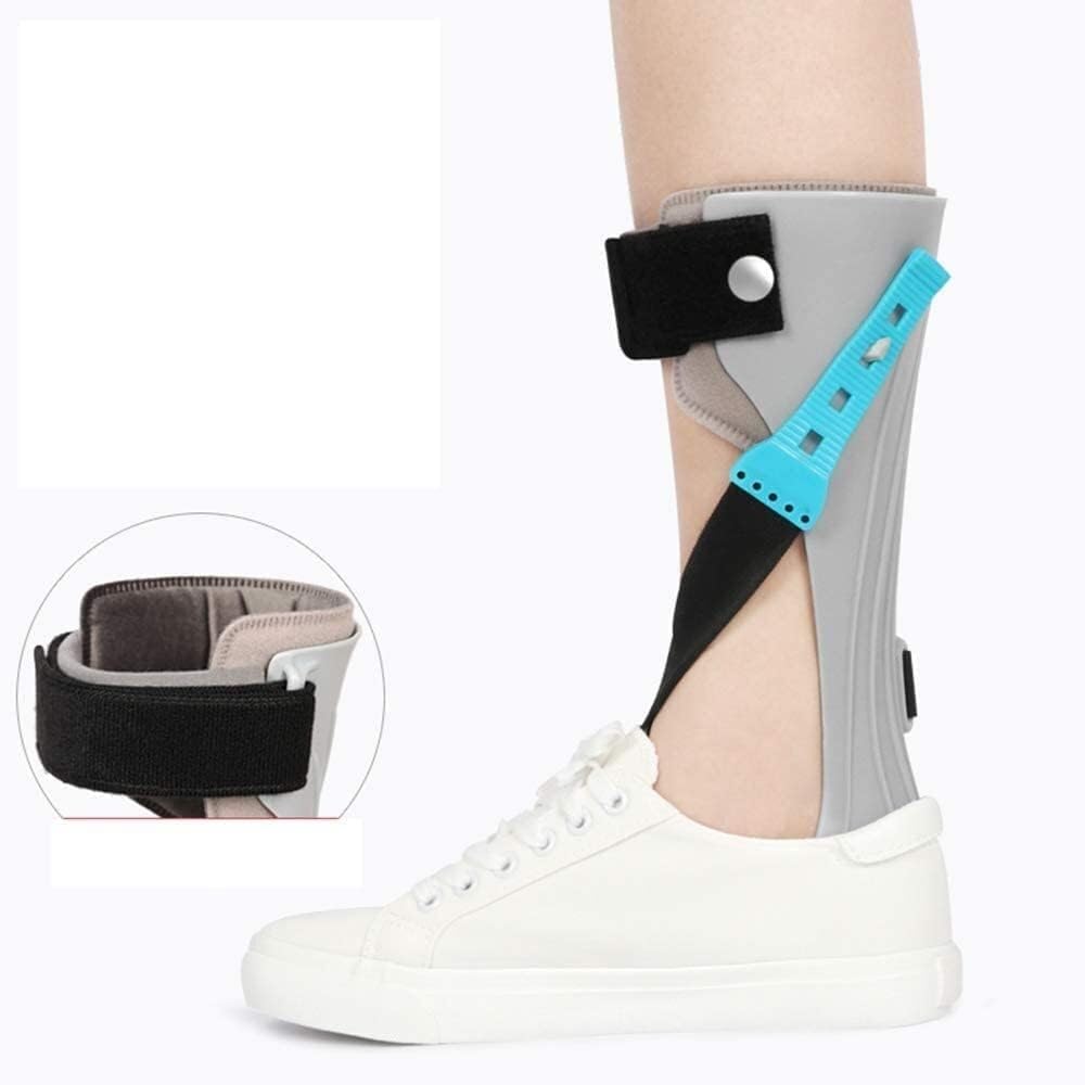 Adjustable AFO Foot Drop Brace – Ankle Orthosis Splint for Walking, Stroke Recovery & Sleeping Foot Support with Shoes