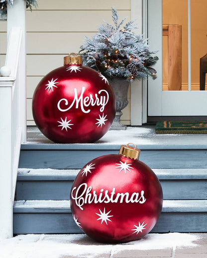 Outdoor Christmas PVC inflatable Decorated Ball 8652990284057-1