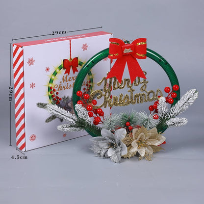 Wreath Decorations With LED Lights 9525965553966-1