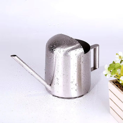 Stainless Steel Watering Can For Indoor & Outdoor Plants – 300Ml Long Spout 14815655690566-1