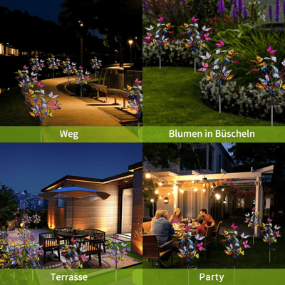 Solar Butterfly Lights for a Colorful and Enchanting Garden Ambience 15059118162246-1
