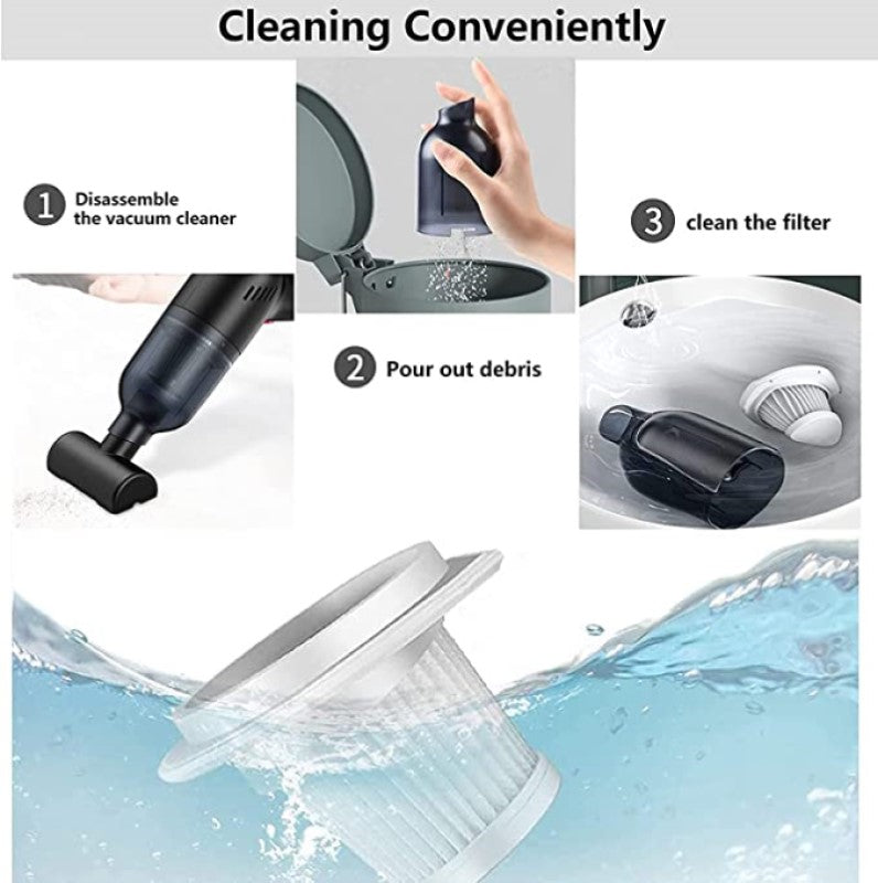 Tool Cordless Handheld Hoover 120W 20000Pa High Power Mini Car Hoover 8545298383150-1