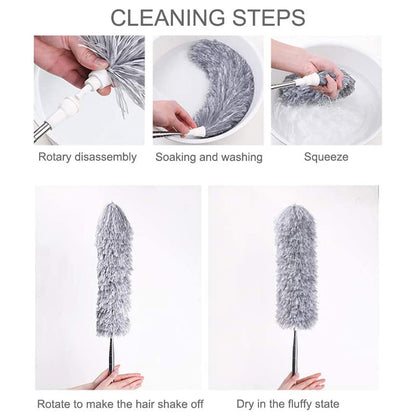 Retractable Microfiber Cleaning Brush With Flexible Head And Long Handle 6851479535716-1