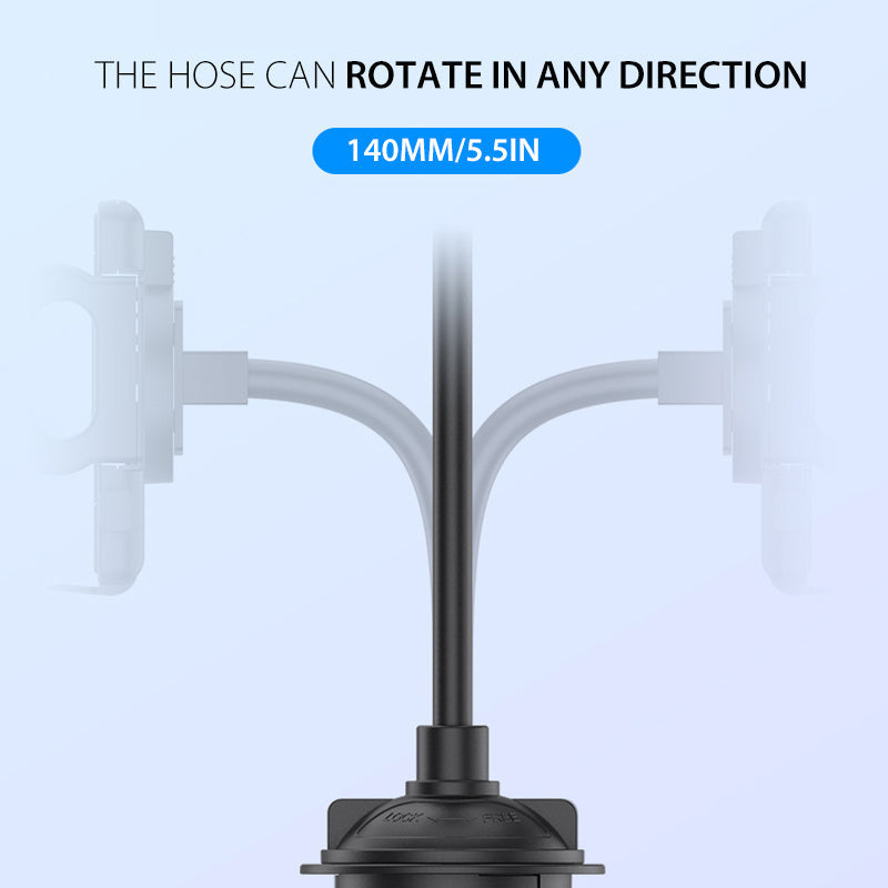 Adjustable Car Cup Holder Phone Mount Rotating Stand For Navigation Use 6851383984228-1