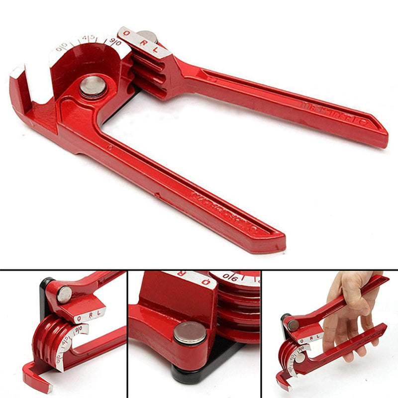 Three Slot Tubing Bender Manual Pipe Bending Tool For Copper Aluminum 6849886519396-1