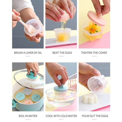 Egg Cooking Mold with Brush and Lid 6851361800292-1