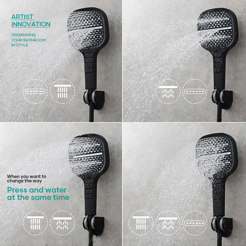 Seven Levels Shower Head Providing Adjustable Water Pressure For Relaxing Bath Experience 7192653234276-1