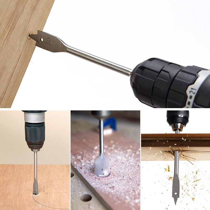 Titanium Plated Flat Drill Set 6850494234724-1