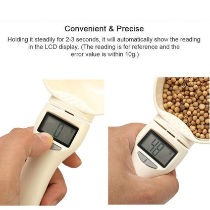 Digital Pet Food Measuring Scoop Feed Spoon 6851486974052-1